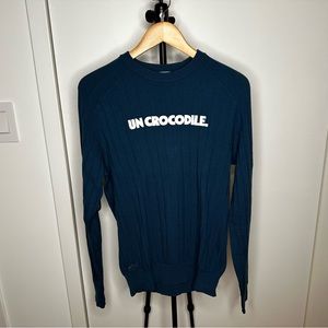 Lacoste Un Crocodile Cable Knit Sweater